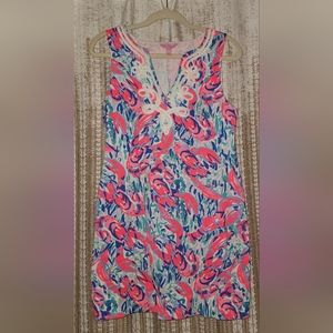 Lilly Pulitzer "Cracked Up" lobster print dress